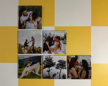 ✨ 6 ‑ Pack 2.5x2.5 Custom Magnets