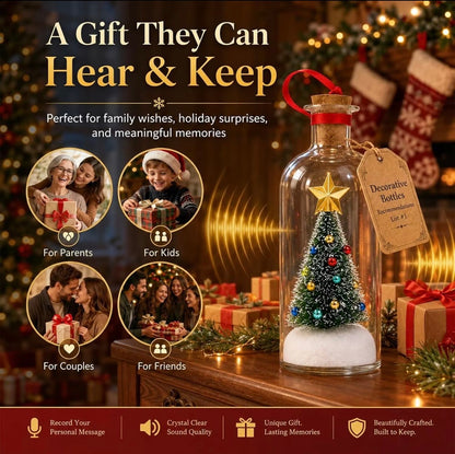 Recordable Message in a Bottle Christmas